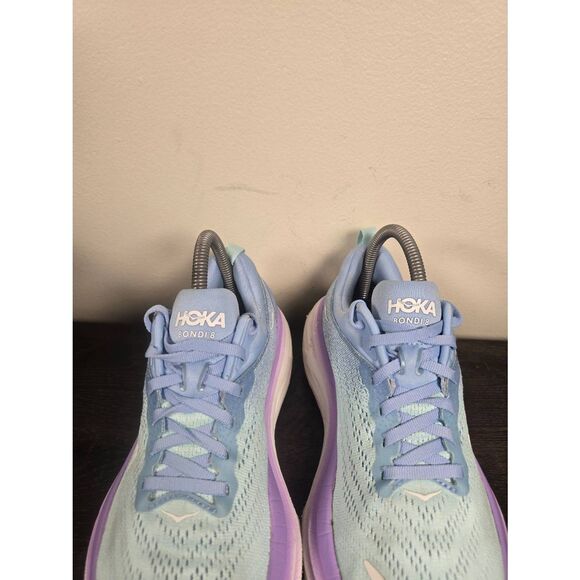 Hoka Bondi 8 Airy Blue Sunlit Ocean Women's Running Shoes Size 7 MSRP $185 - Picture 4 of 8
